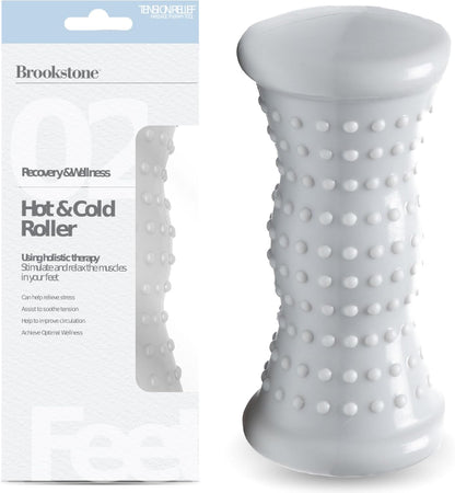 Brookstone Hot & Cold Foot Roller – Foot Massager