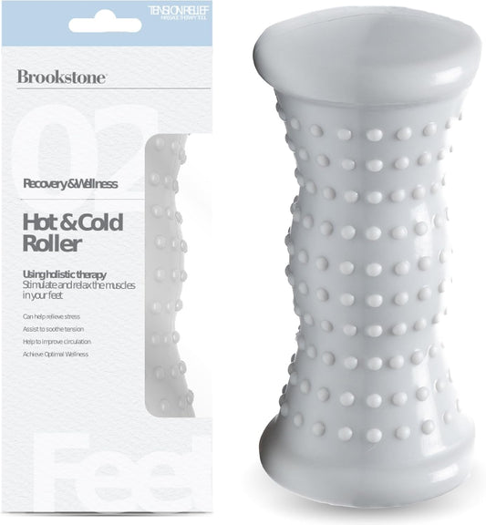 Brookstone Hot & Cold Foot Roller – Foot Massager