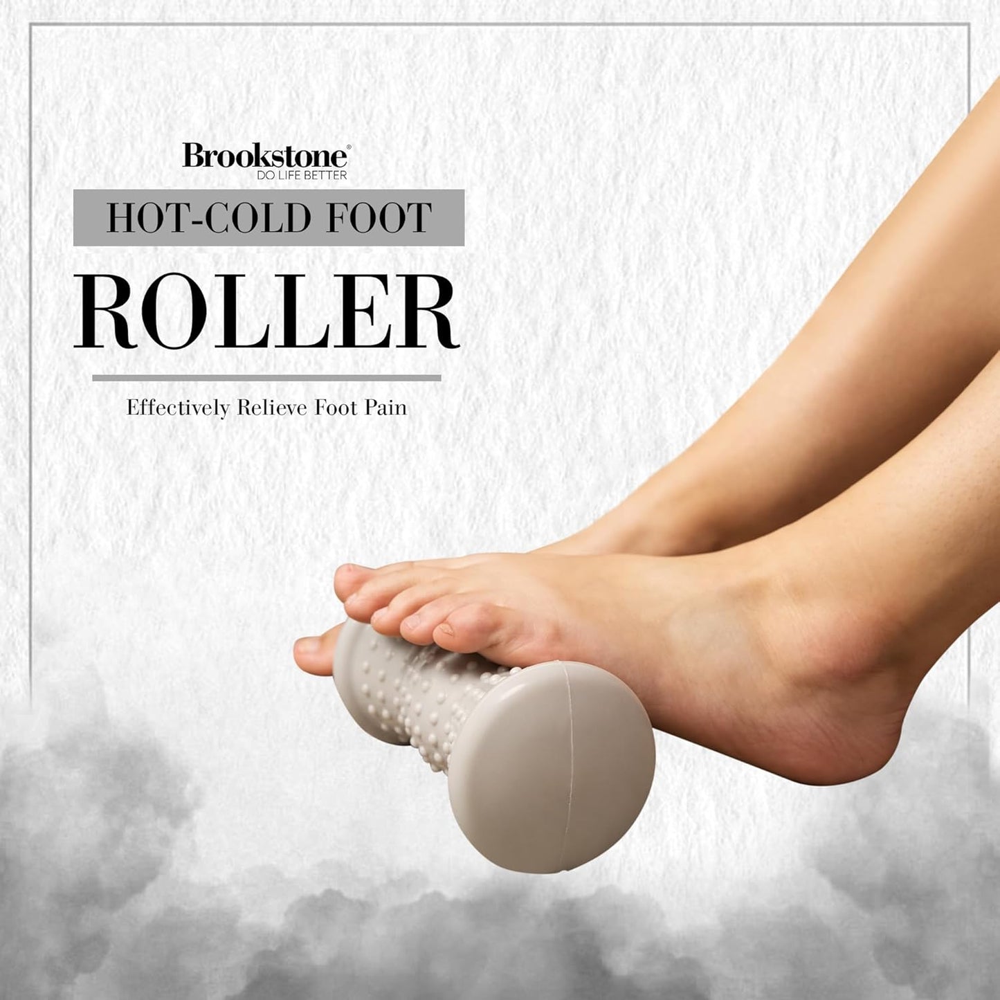 Brookstone Hot & Cold Foot Roller – Foot Massager