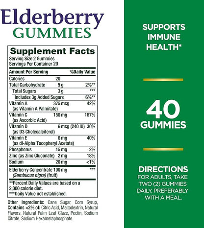 Nature’s Bounty Elderberry Gummies
