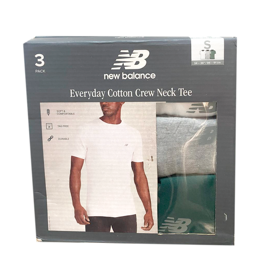 New Balance 3-Pack Classic Fit Crew Neck T-Shirt — NB3026-3