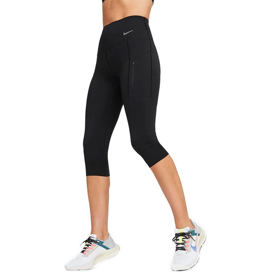 Nike Go Firm-Support High-Waisted Capri Leggings with Pockets - DQ5700-010