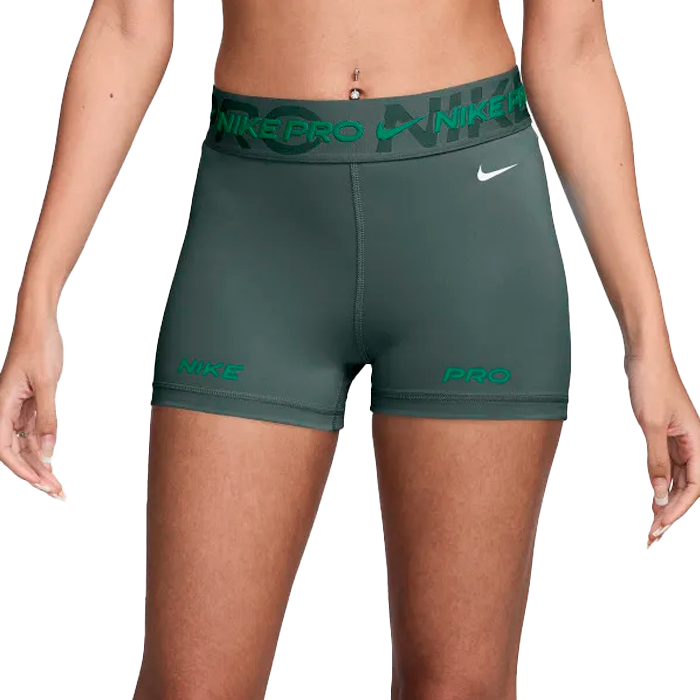 Nike Pro Women's Mid-Rise Graphic Biker Shorts - FV7838-338