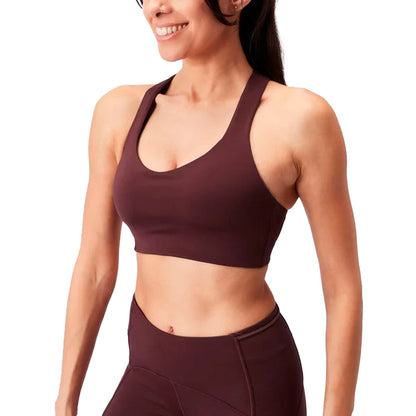 New Balance NB Power X Bra Burgundy - WB01032