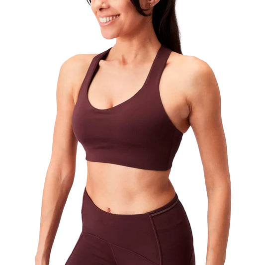 New Balance NB Power X Bra Burgundy - WB01032