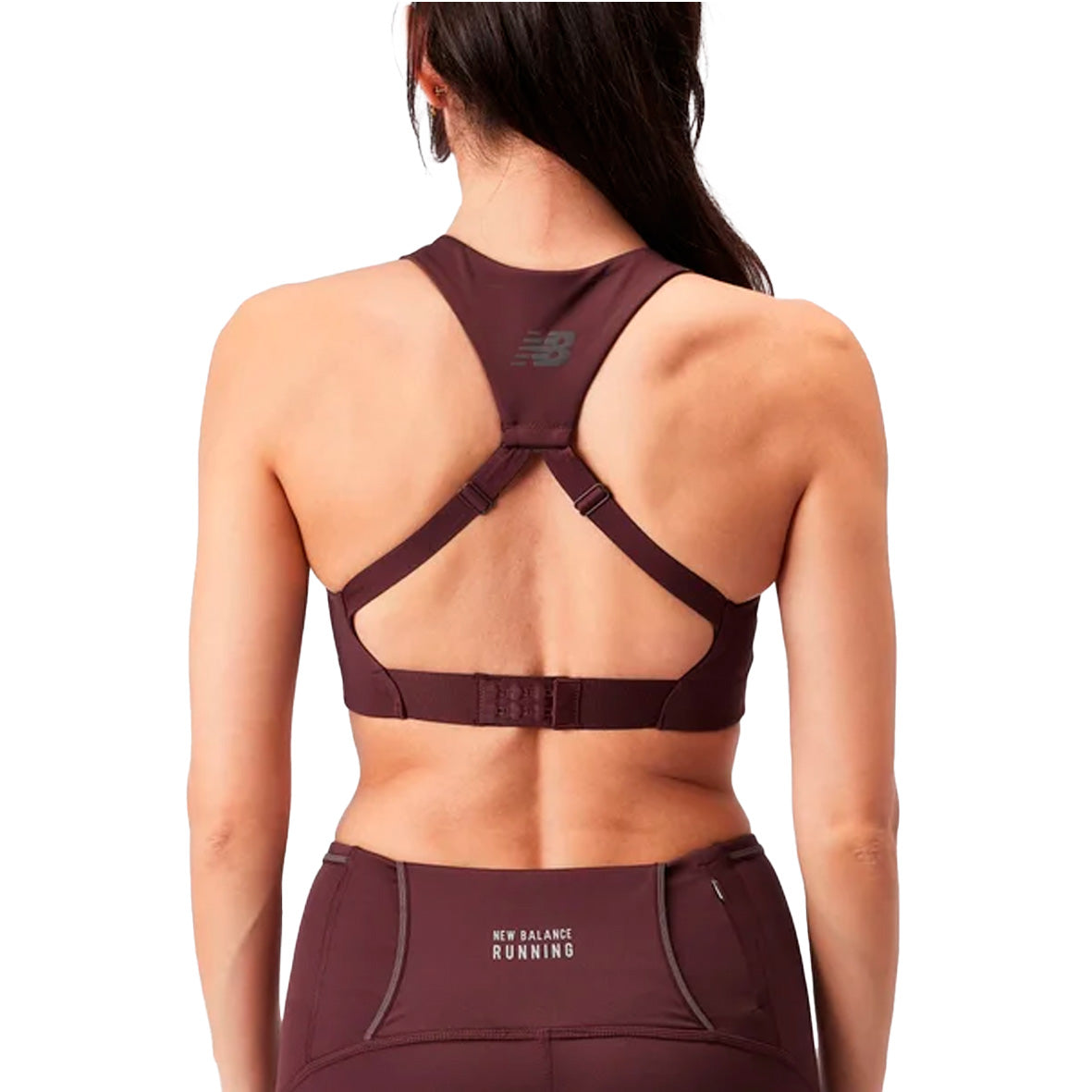 New Balance NB Power X Bra Burgundy - WB01032