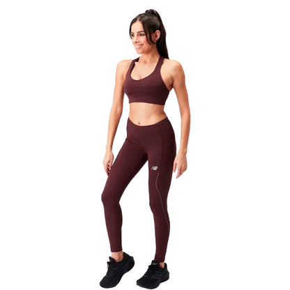 New Balance NB Power X Bra Burgundy - WB01032