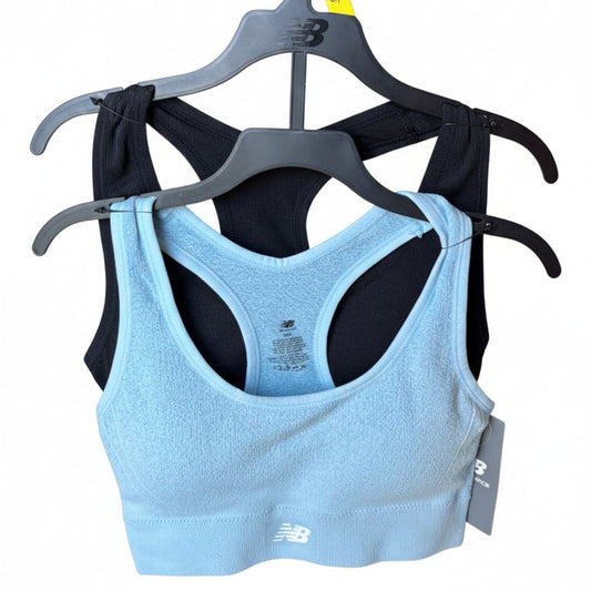 Top New Balance Paquete X2 Color negro y azul celeste - R002035