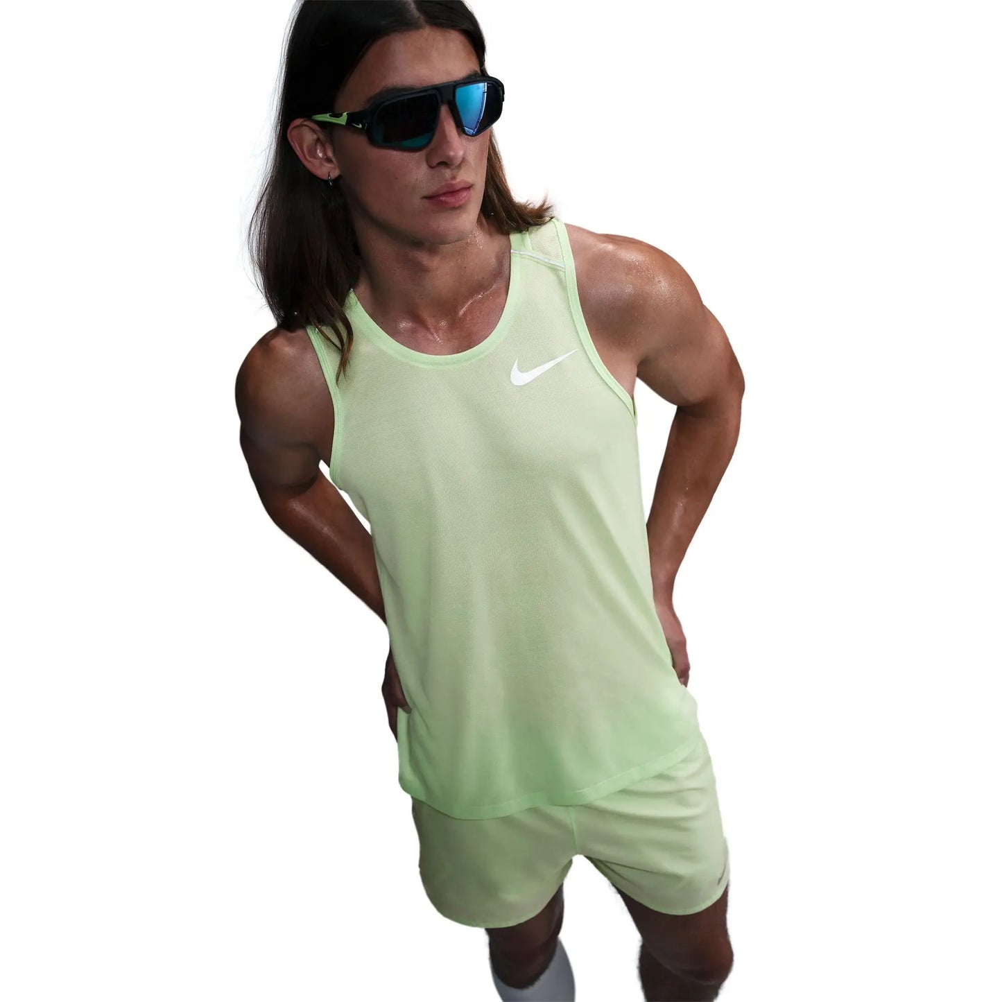 Nike Miler Tank Top Vapour Green - AJ7562-316