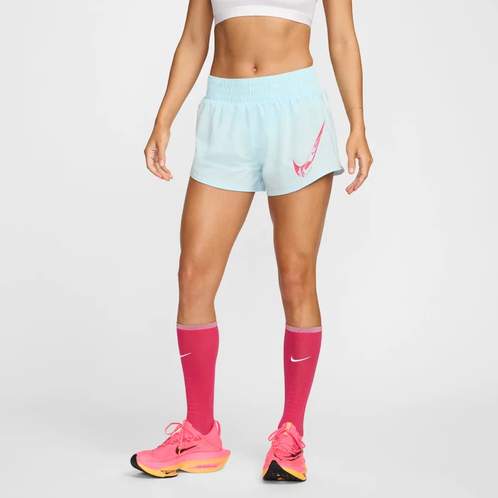 Nike OneDri-FIT Mid-Rise Brief-Lined Graphic Shorts FV6364-474