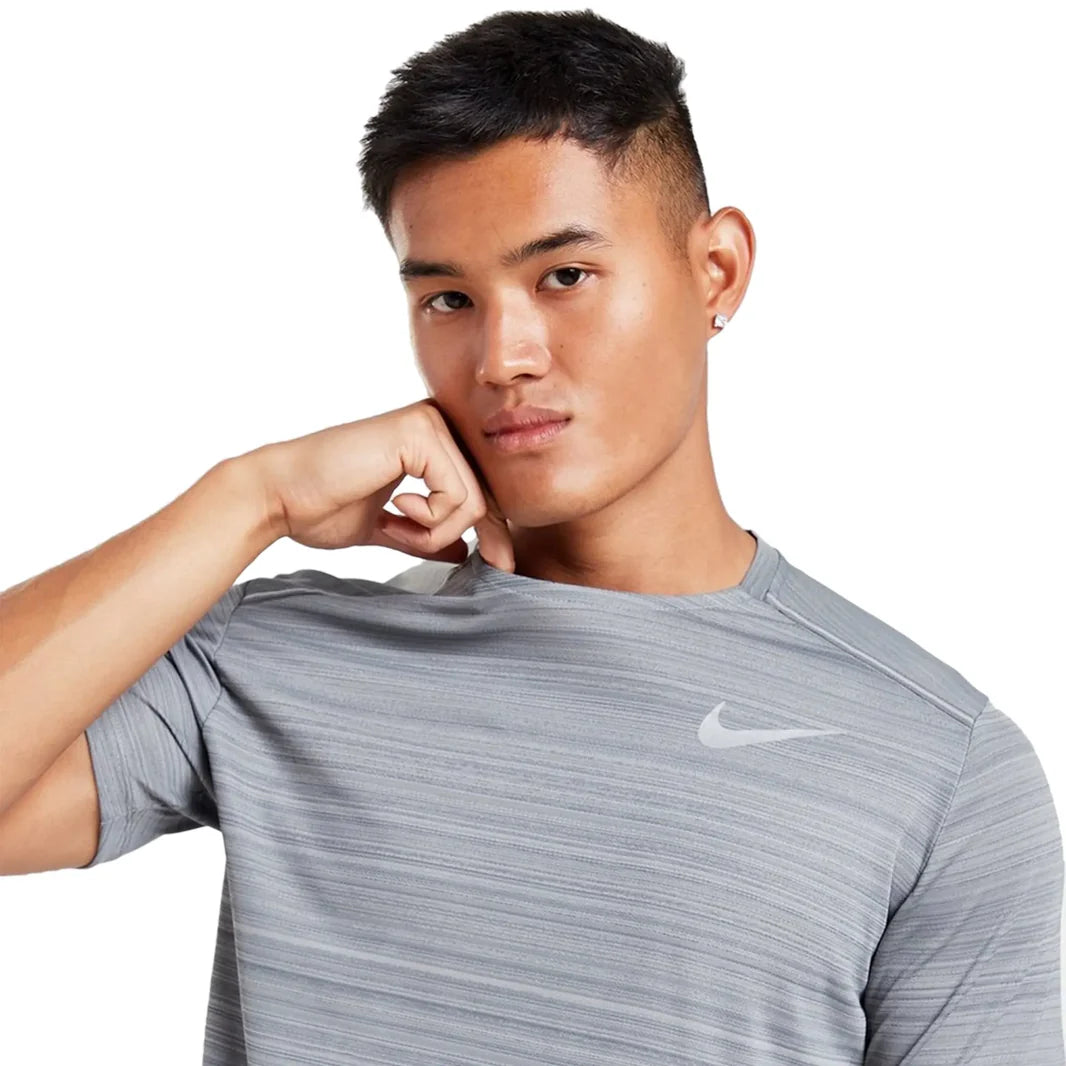 Nike Dri-FIT Miler Short-Sleeve Running Top - AJ7565-085