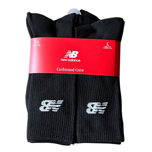 New Balance Active Cushioned Crew Size L Pack x 8  -  FSA032