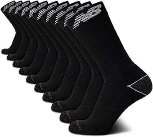 New Balance Active Cushioned Crew Size L Pack x 8  -  FSA032