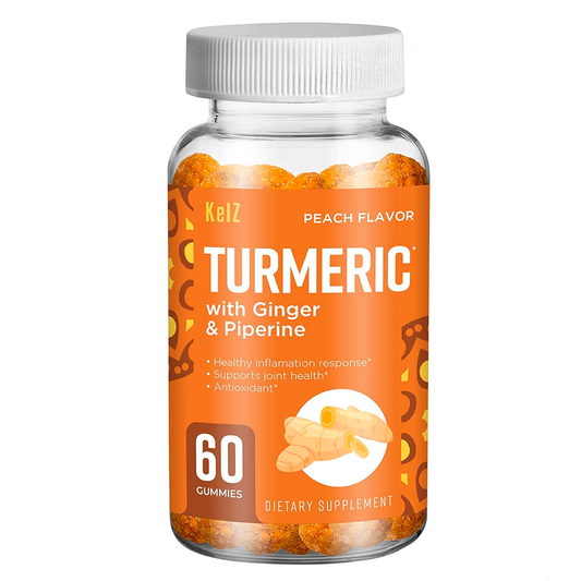 KelZ Turmeric with Ginger & Piperine Gummies